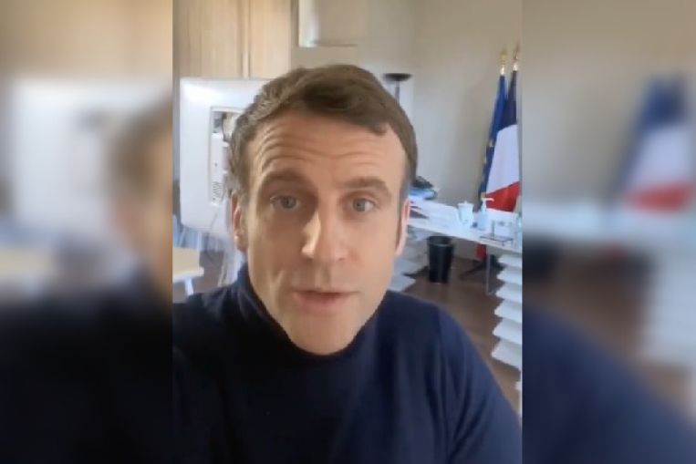 Macron de Francia dice que está bien después de una prueba positiva para Covid-19