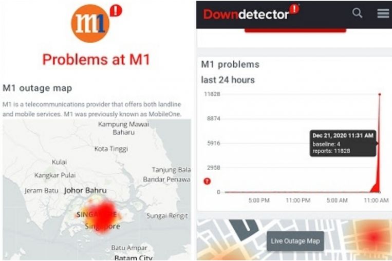 Usuarios de M1 afectados por la segunda interrupción de banda ancha de fibra en un mes