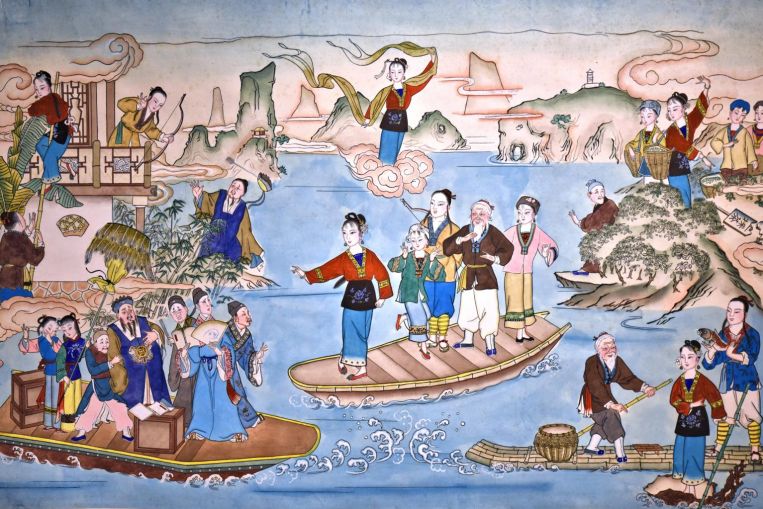 Las pinturas del Año Nuevo chino de Tianjin son cápsulas de tiempo deslumbrantes de mitos, vida y poder