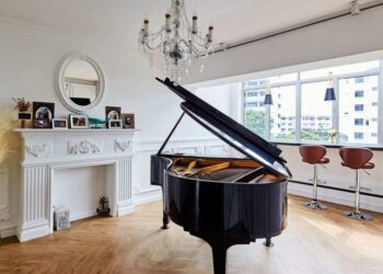The Chic Home: sala de estar con el sonido de la música