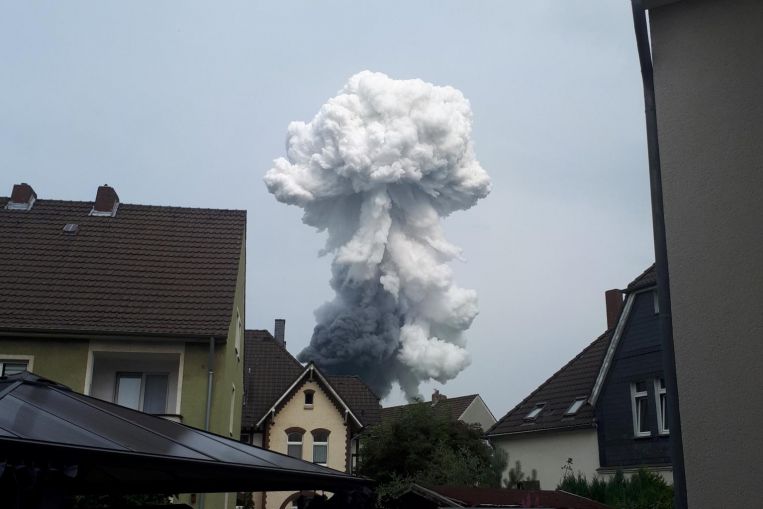 Explosión en parque industrial alemán deja dos muertos y varios desaparecidos