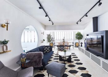 The Chic Home: apartamento preparado para el futuro en Tampines para familias de tres generaciones