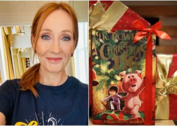 JK Rowling lanza un libro navideño inspirado en los cerdos de juguete de su hijo