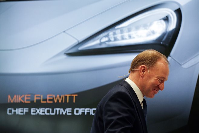 Mike Flewitt, director ejecutivo de McLaren