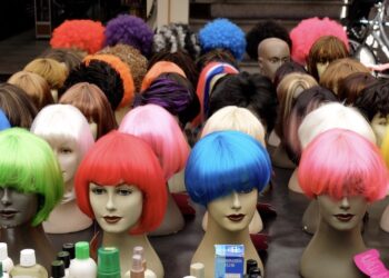 pelucas de colores