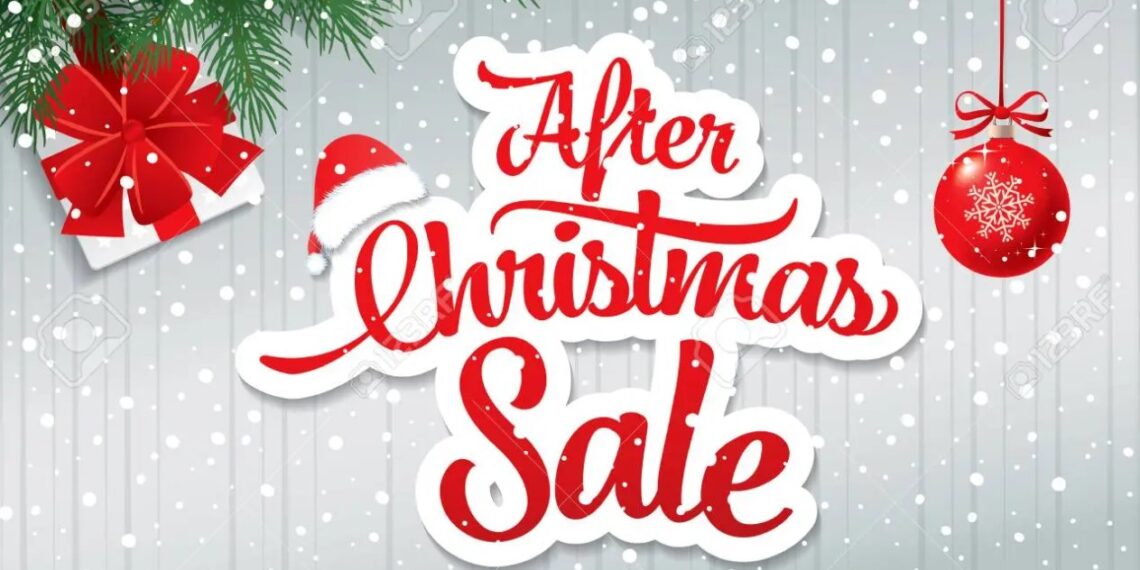 After Christmas sale