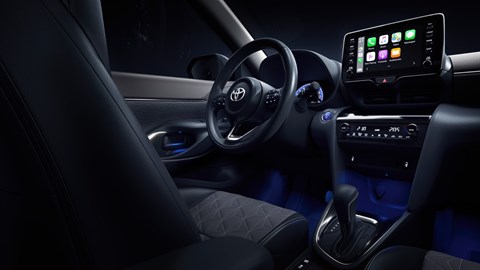 Interior del Toyota Yaris Cross 2021
