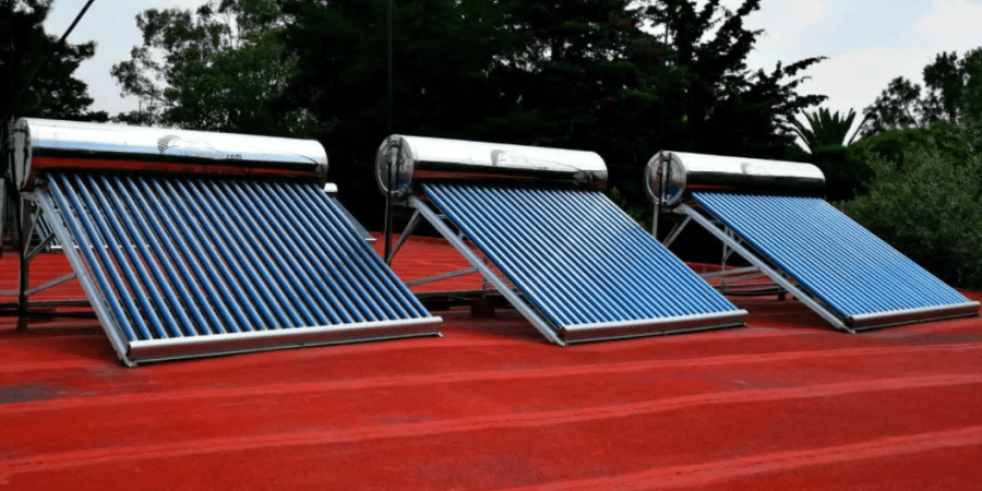 calentadores de agua solares