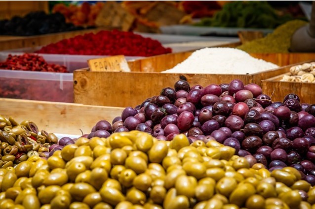 Aceitunas de diversas variedades