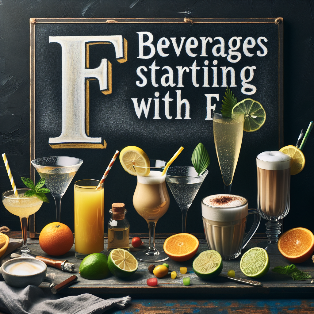 ℹ Top 10 Bebidas Exquisitas con Letra F: Guía Completa para Conocedores