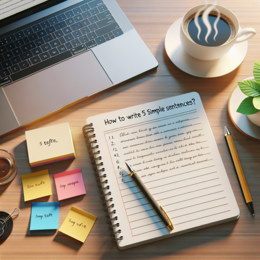 ¿Cómo escribir 5 oraciones simples?