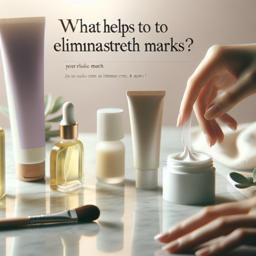 ¿Que ayuda a eliminar las estrías?