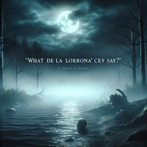 ¿Qué dice el grito de La Llorona?